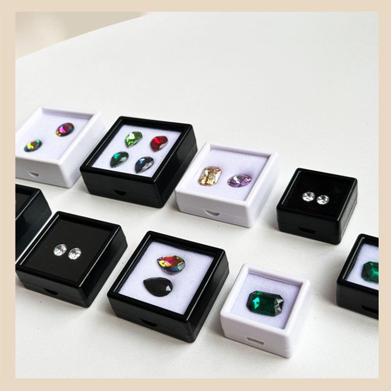 Gemstone plastic box