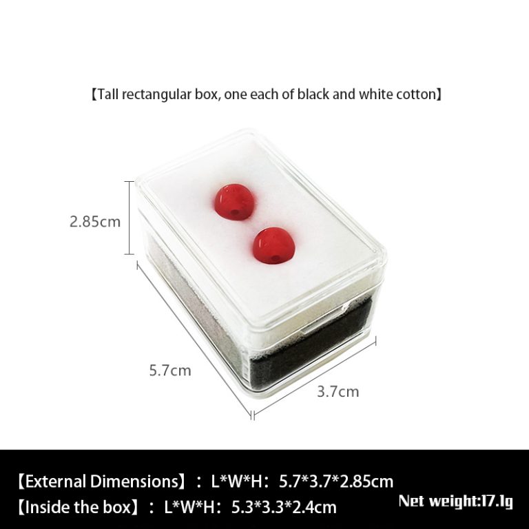 Plastic gemstone box Square Plastic Transparent Jewelry Display Box - White Diamond & Color Gem Storage Case for Loose Stones Collection & Retail Showcase - Image 11