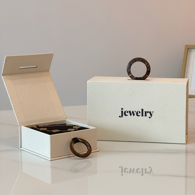 Hot Sale Custom Logo Jewelry Rigid Paper Drawer Boxes Recyclable Earrings Gift Packaging Box With Velvet Pouch - Image 2