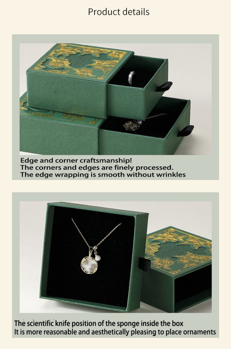 Jewelry Drawer Box Fashion Paper Packaging with Personalized Logo - Image 5