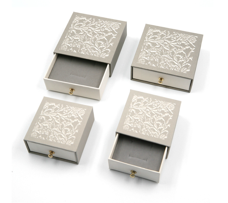 Custom Logo Premium Lid and Base Jewelry Box - Image 3
