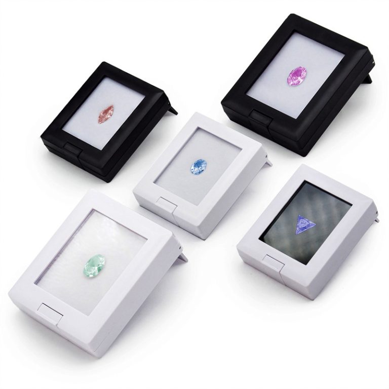 Acrylic upright bare stone storage and display box - Image 2