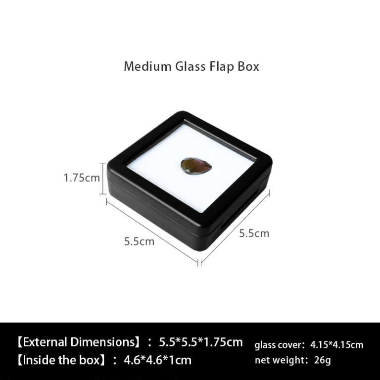 Gem box Acrylic square box, transparent ring face, bare stone diamond gemstone box, bare diamond colored gemstone box, jewelry display box, storage box - Image 14
