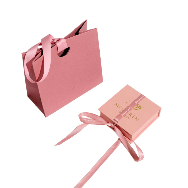 Factory Custom Jewelry Packing Set Luxury Drawer Box And Pouch