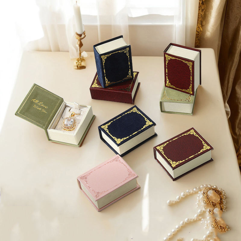 Factory Luxury Jewelry Package Box with logo Necklace Jewelry Box packaging - Image 6