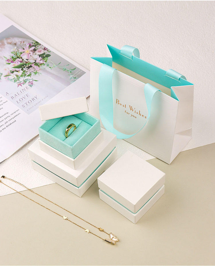 Hot Selling World Cover Luxury Cardboard Pendant Necklace Jewelry Box