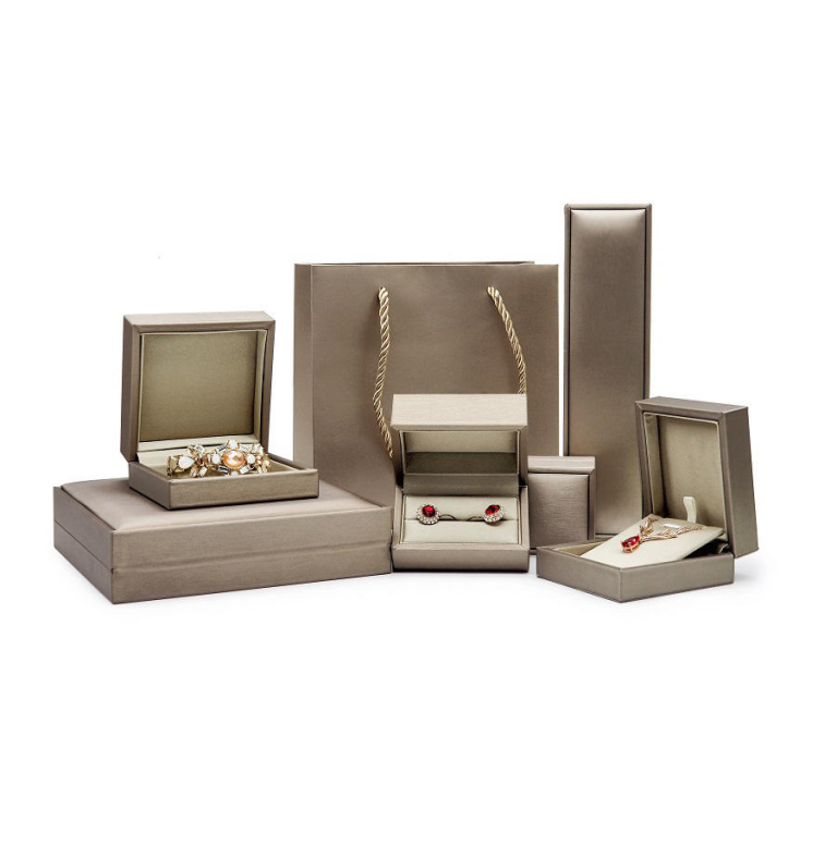 Custom Logo Velvet Luxury Jewelry Necklace and Earring Gift Box - Image 4