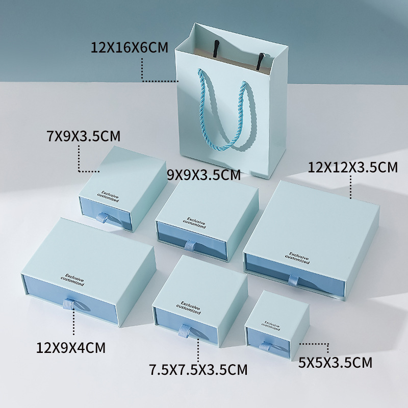 Jewelry Packaging Box for Necklace Ring Earrings Valentine's Day Box