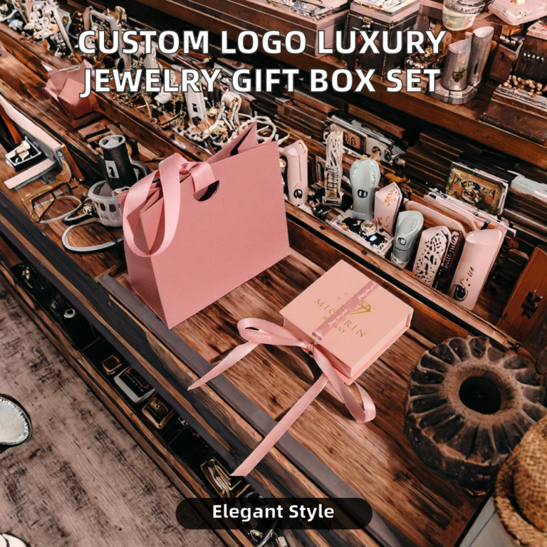 Factory Custom Jewelry Packing Set Luxury Drawer Box And Pouch - Image 4