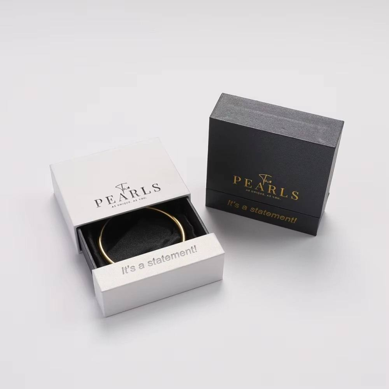 Square Jewelry Drawer Box Drawstring Closure for Necklace Ring Pendant Earring Gift Box - Image 3