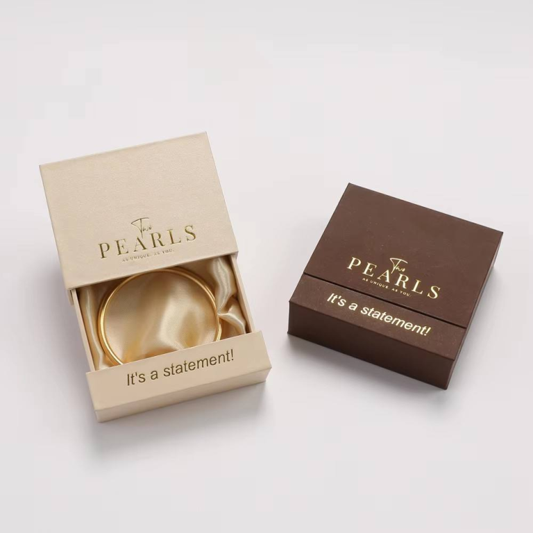 Square Jewelry Drawer Box Drawstring Closure for Necklace Ring Pendant Earring Gift Box - Image 4