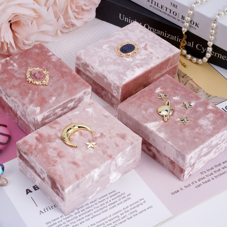 2026 Luxury Design Elegant logo Custom Gold Jewelery Box Boite a Bijoux Packaging Bijoux - Image 4