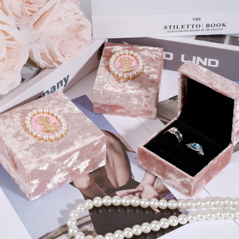 2026 Luxury Design Elegant logo Custom Gold Jewelery Box Boite a Bijoux Packaging Bijoux - Image 2