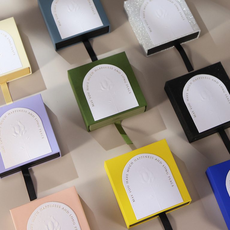 Custom Printed Transparent Display Box Luxury Jewelry Packaging Gift Bag and Pouch - Image 3