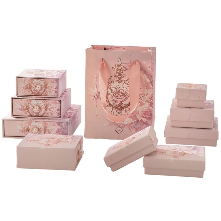 Custom Logo Cute Drawer Jewelry Packaging Box Slider Paper Jewellery Gift Box - Image 3