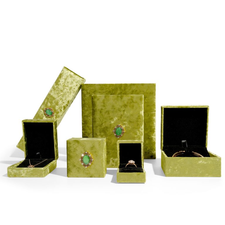 2026 Wholesale logo Custom Soft Touch Leather Diamond Ring Gift Package Gold Ring Box