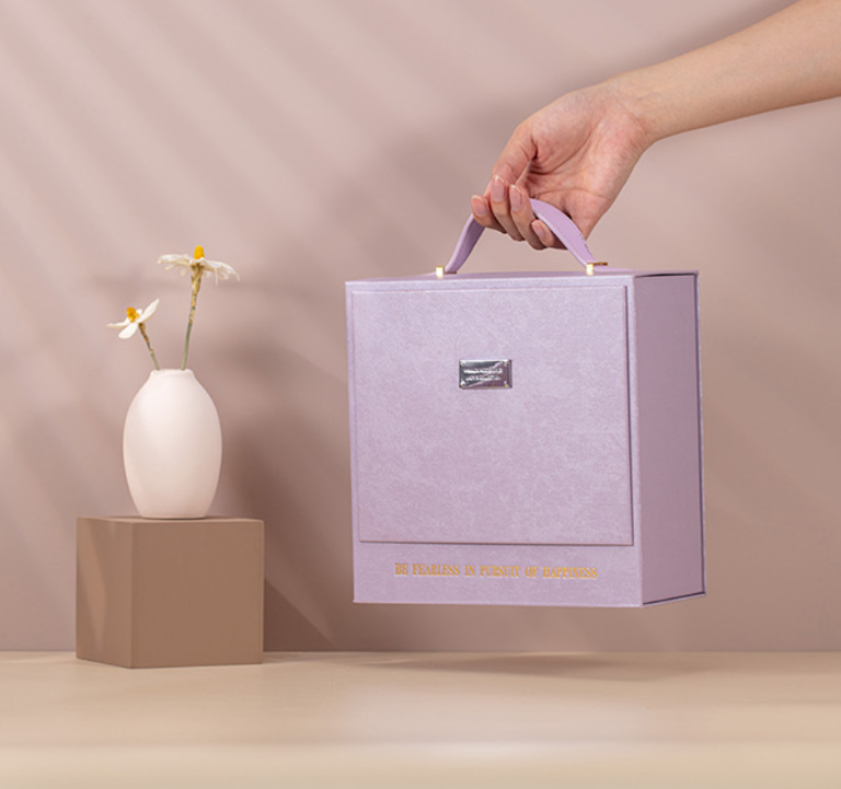 Custom Logo Luxury Eco Friendly Art Paper Magnetic Flap Lid Box Packaging Gift Box - Image 4