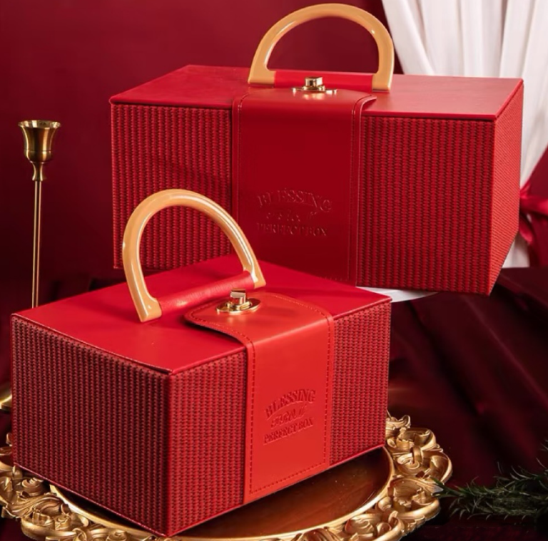 Luxury Paper Gift Box White Organic Skin Care Set Cardboard Packaging Box With Handle