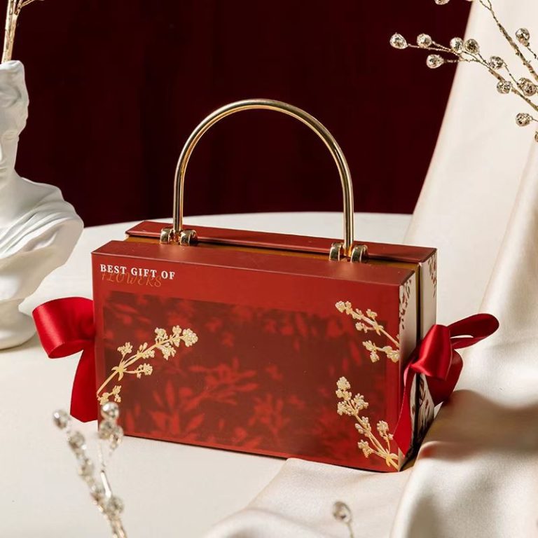 High-end gift set Business Portable Box Wedding Candy Box Festival Gift Box Engagement Return Gift Packaging Box - Image 2