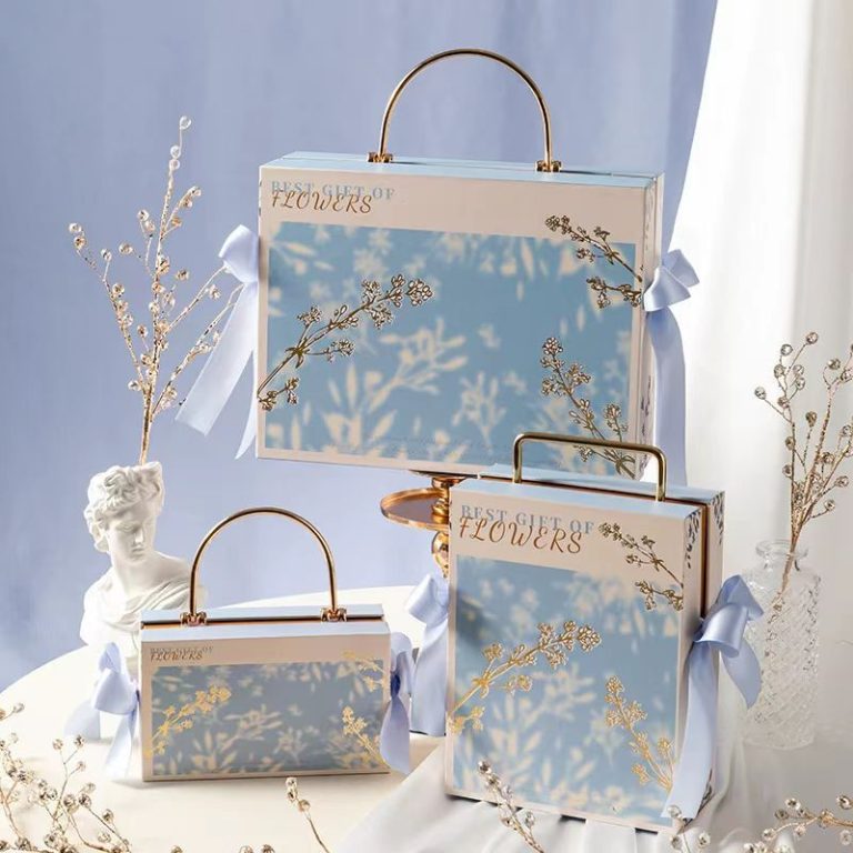 High-end gift set Business Portable Box Wedding Candy Box Festival Gift Box Engagement Return Gift Packaging Box - Image 3