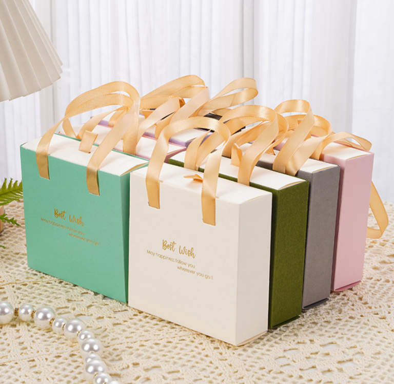 Portable foldable drawer box Jewelry packaging Box Earrings Rings Pendant Customized Logo - Image 5